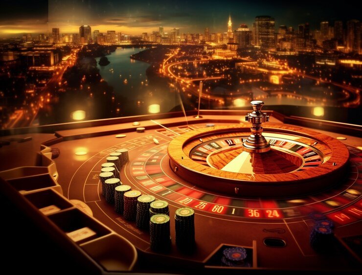 Free-spin bonus feature Free spin bonus round with multiplier display